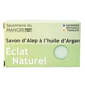 Savon d’Alep à l’huile d’Argan, Soin 100% Éclat Naturel